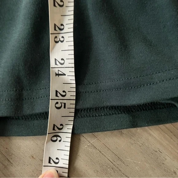 L.L. Bean Forest Green Women's Turtleneck Long Sleeve Top Size XL Cotton Blend - Picture 7 of 8